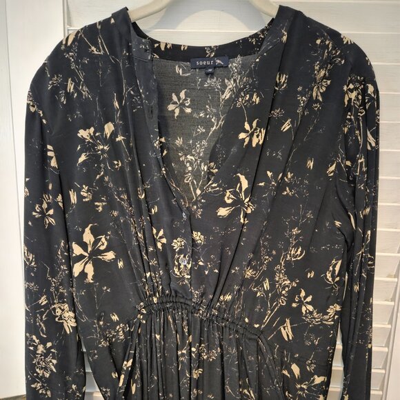 Maxi silk french label Soeur - Picture 1 of 3